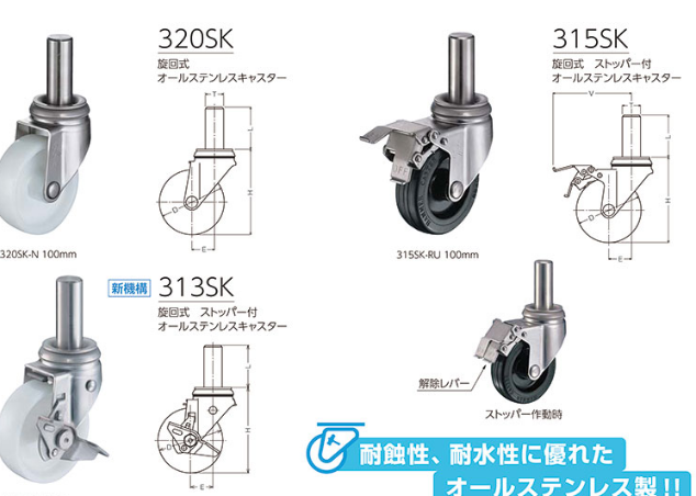 HAMMER CASTER日本哈瑪腳輪型號320SK-RU-...